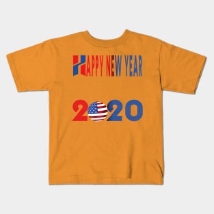 happy new year 2020 USA Kids T-Shirt